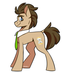 Size: 1073x1259 | Tagged: safe, artist:lrusu, imported from derpibooru, doctor whooves, time turner, pony, dock, male, simple background, solo, transparent background