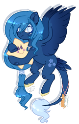 Size: 841x1309 | Tagged: safe, artist:sugaryicecreammlp, imported from derpibooru, oc, oc only, oc:lorelei snowflake, pegasus, pony, female, mare, plushie, simple background, solo, transparent background