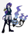 Size: 1300x1600 | Tagged: safe, artist:geraritydevillefort, imported from derpibooru, rarity, chandelure, the count of monte rainbow, equestria girls, female, poké ball, pokéball, pokémon, rarifort, solo, the count of monte cristo, ultra ball, villefort