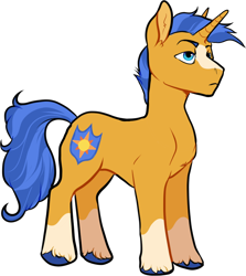 Size: 832x932 | Tagged: safe, artist:malphym, imported from derpibooru, oc, oc only, oc:lieutenant apollo, pony, unicorn, magical gay spawn, male, markings, offspring, parent:flash sentry, parent:sunburst, parents:flashburst, simple background, solo, stallion, transparent background, unshorn fetlocks