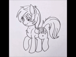 Size: 600x450 | Tagged: safe, imported from derpibooru, derpy hooves, pegasus, pony, animated, female, frame by frame, gif, mare, solo, traditional animation