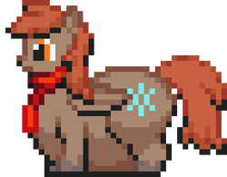 Size: 328x256 | Tagged: safe, artist:kelvin shadewing, imported from derpibooru, oc, oc only, oc:winterlight, pegasus, pony, adorafatty, bhm, clothes, fat, male, obese, pixel art, scarf, simple background, solo, sprite, stallion, transparent background