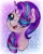 Size: 640x800 | Tagged: safe, artist:mlp-melodymark, imported from derpibooru, starlight glimmer, pony, unicorn, bust, female, open mouth, portrait, solo