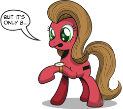 Size: 952x840 | Tagged: safe, artist:gray--day, imported from derpibooru, oc, oc only, oc:pun, earth pony, pony, ask pun, ask, female, mare, simple background, solo, transparent background, watch, wristwatch