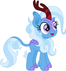 Size: 1401x1500 | Tagged: safe, artist:cloudy glow, artist:cloudyglow, imported from derpibooru, trixie, kirin, cute, diatrixes, female, kirin trixie, kirin-ified, simple background, solo, species swap, transparent background