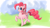 Size: 3840x2160 | Tagged: safe, artist:archonix, imported from derpibooru, pinkie pie, ruby pinch, earth pony, pony, unicorn, blank flank, female, filly, mare, pointing, ponies riding ponies, riding, ruby pinch riding pinkie pie, simple background, smiling, walking