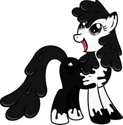 Size: 1024x1043 | Tagged: artist needed, safe, artist:flizzick, imported from derpibooru, pony, ponified, rorschach, simple background, solo, transparent background