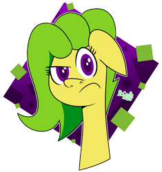 Size: 1600x1700 | Tagged: safe, artist:b-cacto, imported from derpibooru, oc, oc only, oc:bit assembly, pony, bust, head, looking at you, simple background, solo, square, transparent background