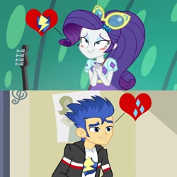 Size: 1280x1280 | Tagged: safe, artist:themexicanpunisher, imported from derpibooru, flash sentry, rarity, equestria girls, equestria girls series, rainbow rocks, spring breakdown, spoiler:eqg series (season 2), female, male, sentrity, shipping, shipping domino, straight