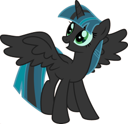 Size: 1920x1870 | Tagged: safe, artist:kamyk962, edit, imported from derpibooru, vector edit, queen chrysalis, twilight sparkle, alicorn, pony, ponyar fusion, female, fusion, palette swap, recolor, simple background, solo, transparent background, twilight sparkle (alicorn), vector