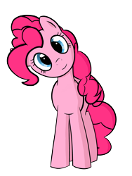 Size: 1920x2560 | Tagged: safe, artist:replaymasteroftime, imported from derpibooru, pinkie pie, earth pony, pony, cute, diapinkes, female, head tilt, looking at you, mare, simple background, solo, transparent background