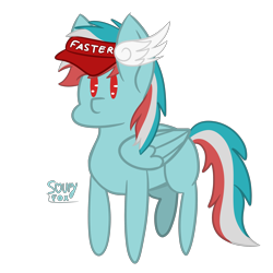 Size: 3000x3000 | Tagged: safe, artist:soupyfox, imported from derpibooru, part of a set, oc, oc only, oc:swift tail, pegasus, pony, chibi, palindrome get, simple background, solo, transparent background, ych result