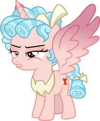 Size: 3000x3641 | Tagged: safe, artist:cloudy glow, artist:cloudyglow, imported from derpibooru, cozy glow, alicorn, pony, the ending of the end, .ai available, absurd resolution, alicornified, cozycorn, female, filly, high res, race swap, simple background, solo, spread wings, standing, transparent background, vector, wings