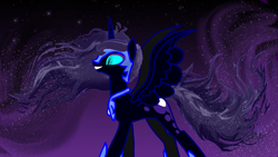 Size: 1920x1080 | Tagged: safe, artist:feuerrader-nmm, imported from derpibooru, nightmare moon, pony, 3d, female, solo