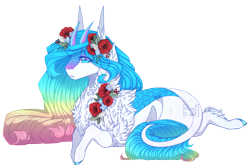 Size: 1504x1006 | Tagged: safe, artist:lunawolf28, artist:luuny-luna, imported from derpibooru, oc, oc only, kirin, female, prone, simple background, solo, transparent background