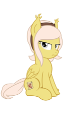 Size: 3000x5592 | Tagged: safe, artist:succubi samus, imported from derpibooru, oc, oc:pugent parchment, pegasus, pony, 2020 community collab, derpibooru community collaboration, ear fluff, female, grumpy, mare, show accurate, simple background, solo, transparent background