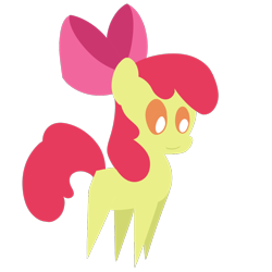 Size: 1000x1000 | Tagged: safe, artist:dragonfoorm, imported from derpibooru, apple bloom, earth pony, pony, apple bloom's bow, bow, female, filly, hair bow, pointy ponies, simple background, solo, transparent background, vector