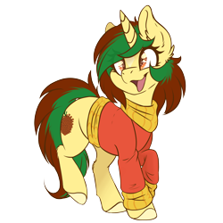Size: 2000x2000 | Tagged: safe, artist:red_moonwolf, imported from derpibooru, oc, oc only, oc:anastasia pines, pony, unicorn, 2020 community collab, derpibooru community collaboration, clothes, eye clipping through hair, female, mare, simple background, solo, transparent background