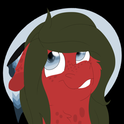 Size: 2000x2000 | Tagged: safe, artist:euspuche, imported from derpibooru, oc, oc only, oc:berry, bust, lineless, looking at you, portrait