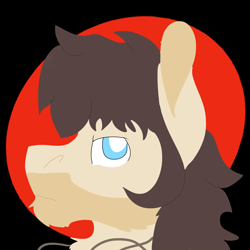 Size: 2000x2000 | Tagged: safe, artist:euspuche, imported from derpibooru, oc, oc only, bust, lineless, looking at you, miguel caballero rojo, portrait