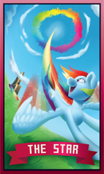 Size: 902x1499 | Tagged: safe, artist:pixel-prism, imported from derpibooru, rainbow dash, awesome, fast, flying, rainbow trail, sonic rainboom