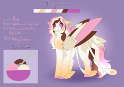 Size: 3500x2454 | Tagged: safe, artist:clay-bae, artist:nobleclay, imported from derpibooru, oc, oc only, oc:neapolitan, pony, feathered fetlocks, floppy ears, male, offspring, parent:donut joe, parent:princess celestia, parents:joelestia, solo, stallion, tail feathers