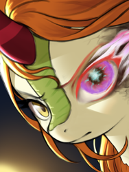 Size: 1440x1920 | Tagged: safe, artist:amarthgul, imported from derpibooru, autumn blaze, kirin, nirik, bust, female, portrait, solo