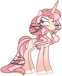 Size: 2210x2713 | Tagged: safe, artist:rerorir, imported from derpibooru, oc, oc only, alicorn, pony, base used, female, mare, simple background, solo, transparent background