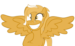 Size: 1350x842 | Tagged: safe, artist:indonesiarailroadpht, artist:ponyrailartist, imported from derpibooru, oc, oc only, oc:mareota, pegasus, pony, confused, show accurate, simple background, transparent background