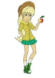 Size: 2480x3508 | Tagged: safe, artist:onlymeequestrian, imported from derpibooru, applejack, human, equestria girls, female, humanized, simple background, solo, transparent background