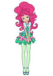 Size: 2480x3508 | Tagged: safe, artist:onlymeequestrian, imported from derpibooru, pinkie pie, human, equestria girls, female, humanized, simple background, solo, transparent background