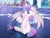 Size: 1600x1200 | Tagged: safe, artist:janelearts, imported from derpibooru, princess flurry heart, alicorn, parasprite, pony, crystal empire, cute, female, filly, filly flurry heart, flurrybetes, open mouth, spread wings, surprised, wings