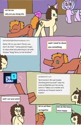 Size: 1243x1901 | Tagged: safe, artist:ask-luciavampire, imported from derpibooru, oc, earth pony, pegasus, pony, unicorn, tumblr:ask-ponys-university, comic, tumblr