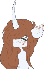 Size: 145x224 | Tagged: safe, artist:axolotlshy, deleted from derpibooru, imported from derpibooru, oc, oc only, bust, curved horn, ear fluff, freckles, hair over one eye, horn, male, simple background, solo, stallion, transparent background