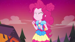 Size: 1920x1080 | Tagged: safe, imported from derpibooru, screencap, pinkie pie, equestria girls, equestria girls series, sunset's backstage pass!, spoiler:eqg series (season 2), female, geode of sugar bombs, magical geodes, solo