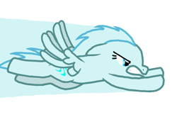 Size: 1088x720 | Tagged: safe, imported from derpibooru, oc, oc only, oc:windy breeze, pegasus, pony, female, fixed, fixed image, flying, mare, simple background, solo, streak, trail, transparent background