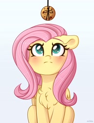 Size: 3157x4096 | Tagged: safe, artist:ev04ka, artist:ev04kaa, imported from derpibooru, fluttershy, pegasus, pony, blushing, chest fluff, cookie, cute, female, floppy ears, food, high res, mare, rcf community, shyabetes, solo