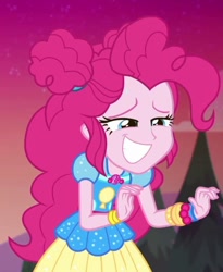 Size: 640x780 | Tagged: safe, imported from derpibooru, screencap, pinkie pie, equestria girls, equestria girls series, sunset's backstage pass!, spoiler:eqg series (season 2), cropped, female