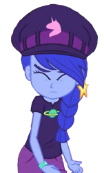 Size: 775x1280 | Tagged: safe, edit, imported from derpibooru, space camp, space camp (character), equestria girls, equestria girls series, background removed, female, hat, simple background, solo, transparent background