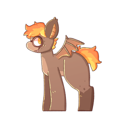 Size: 2000x2000 | Tagged: safe, artist:rigbythememe, imported from derpibooru, oc, oc only, oc:coin slot, bat pony, pegasus, pony, glasses, simple background, solo, transparent background