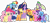 Size: 20000x9000 | Tagged: safe, artist:emeraldblast63, deleted from derpibooru, imported from derpibooru, applejack, fluttershy, luster dawn, pinkie pie, rainbow dash, rarity, spike, starlight glimmer, sunset shimmer, trixie, twilight sparkle, alicorn, earth pony, pegasus, pony, unicorn, the last problem, flying, granny smith's scarf, granny smith's shawl, happy, looking at you, mane six, mlp fim's ninth anniversary, older, older applejack, older fluttershy, older pinkie pie, older rainbow dash, older rarity, older spike, older twilight, older twilight sparkle (alicorn), staring into your soul, starry eyes, twilight sparkle (alicorn), wingding eyes, wings
