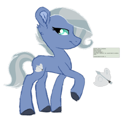 Size: 1685x1592 | Tagged: safe, artist:koloredkat, imported from derpibooru, oc, oc only, earth pony, pony, unicorn, colored hooves, earth pony oc, female, horn, magical lesbian spawn, mare, offspring, parent:limestone pie, parent:trixie, raised hoof, simple background, transparent background, unicorn oc