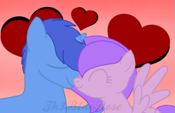 Size: 871x563 | Tagged: safe, artist:kaifloof, artist:th3bluerose, deleted from derpibooru, imported from derpibooru, heart, holiday, simple background, valentine's day, ych example, your character here