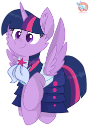 Size: 971x1373 | Tagged: safe, artist:rainbow eevee, imported from derpibooru, twilight sparkle, alicorn, pony, series:sprglitemplight life jacket days, series:springshadowdrops life jacket days, clothes, cute, daaaaaaaaaaaw, equestria girls outfit, female, simple background, smiling, solo, spread wings, swimsuit, transparent background, twiabetes, twilight sparkle (alicorn), vector, wings