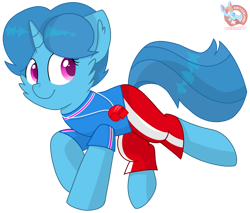 Size: 1670x1425 | Tagged: safe, artist:rainbow eevee, imported from derpibooru, spring rain, pony, unicorn, series:sprglitemplight life jacket days, series:springshadowdrops life jacket days, cute, female, lifeguard, lifeguard spring rain, simple background, solo, springbetes, transparent background, vector, whistle, whistle necklace