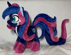 Size: 900x694 | Tagged: safe, artist:ketika, imported from derpibooru, oc, pony, unicorn, female, irl, mare, photo, plushie, solo