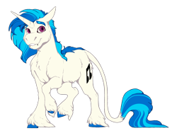 Size: 1800x1353 | Tagged: safe, artist:parrpitched, imported from derpibooru, dj pon-3, vinyl scratch, pony, leonine tail, simple background, solo, story included, transparent background, unshorn fetlocks