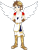 Size: 778x1028 | Tagged: safe, artist:shabrina025, imported from derpibooru, human, equestria girls, angel, angelic wings, barely eqg related, clothes, crossover, crown, equestria girls style, equestria girls-ified, hands behind back, jewelry, kid icarus, kid icarus: uprising, laurel wreath, nintendo, pit (kid icarus), regalia, sandals, shoes, super smash bros., wings