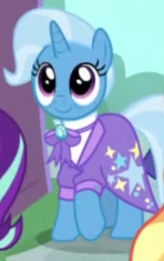 Size: 148x235 | Tagged: safe, imported from derpibooru, screencap, starlight glimmer, trixie, the last problem, cropped, cute, diatrixes, offscreen character, older trixie, solo focus