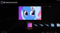 Size: 1920x1080 | Tagged: safe, imported from derpibooru, trixie, pony, black ops 3, call of duty, call of duty: black ops 3, emblem editor, female, solo